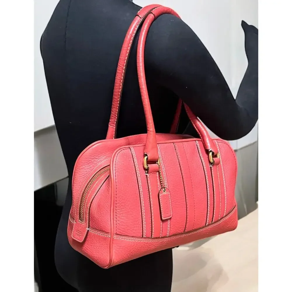 Y2K Coach 10526 Hamilton Pebble Leather Satchel Bag